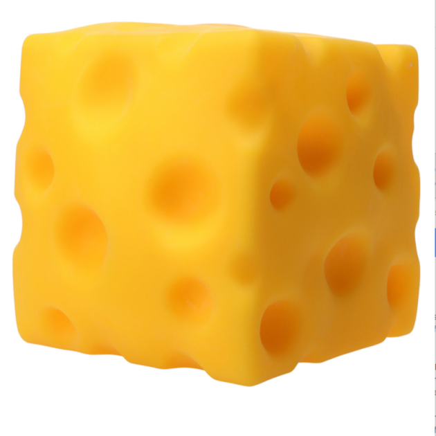 Big Squeeze Cheese Toy | Desk Toy | Impulse & Stress Relief Toy | Sensory Toy
