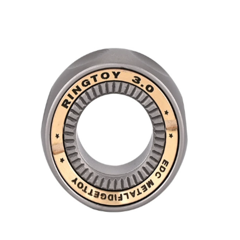 EDC Mechanic Paragraph Spinners Ring | Metal Rings Toggle Slider Toy | Quiet Desk Fidgets | Impluse Toy - Image 7