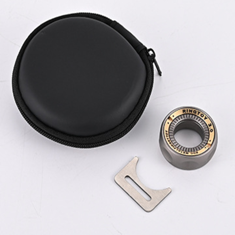 EDC Mechanic Paragraph Spinners Ring | Metal Rings Toggle Slider Toy | Quiet Desk Fidgets | Impluse Toy - Image 9