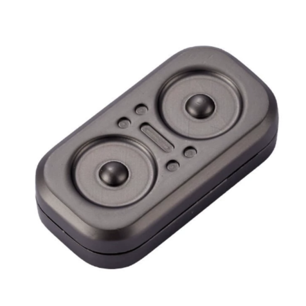EDC Metal Fidget Slider Toy | Magneti Metal Push Toy | Quiet Desk Fidgets | Impluse Toy