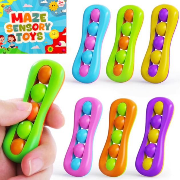 EDC Colorful Finger Spinner Toys | Maze Fidget Sensory Toys | Quiet Desk Fidgets | Impluse Toy