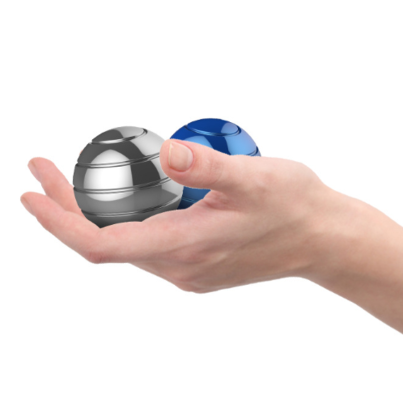 EDC Kinetic Spinning Desk Toy Ball | Quiet Desk Fidget Sensory Toys | Impluse Toy - Image 4