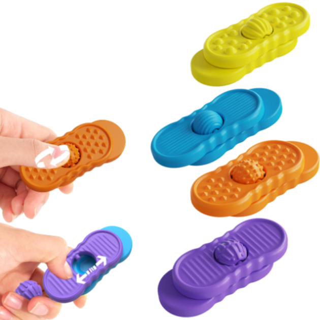 EDC Silicone Stone Sensory Fidget Toys | Quiet Desk Fidgets | Impluse Toy