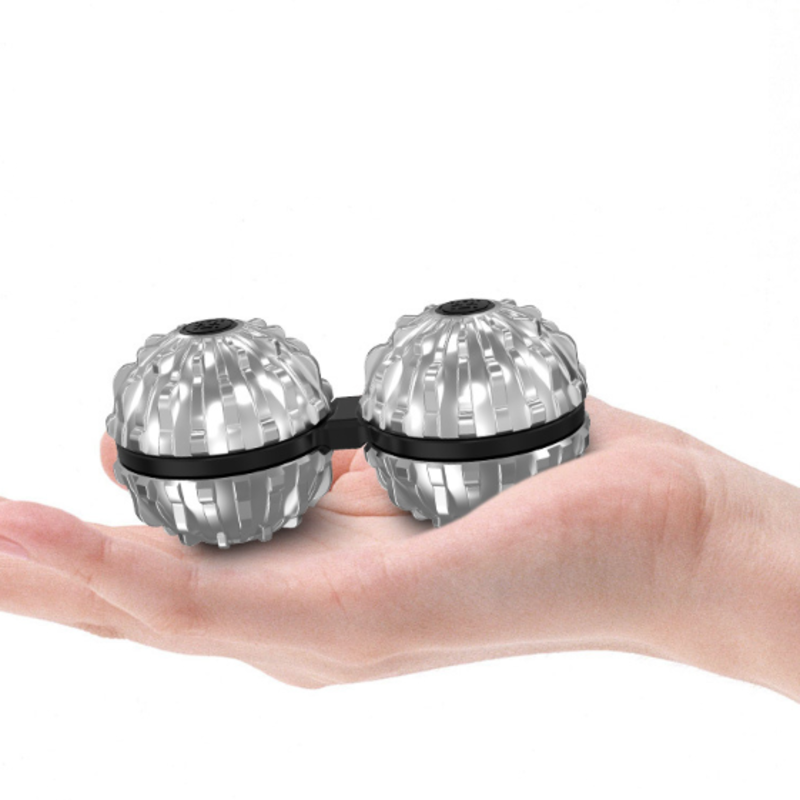 EDC Metal one-Piece Massage Ball | Desk Fidget Sensory Spinner | Impluse Toy - Image 3